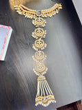 Kundan braid chotti