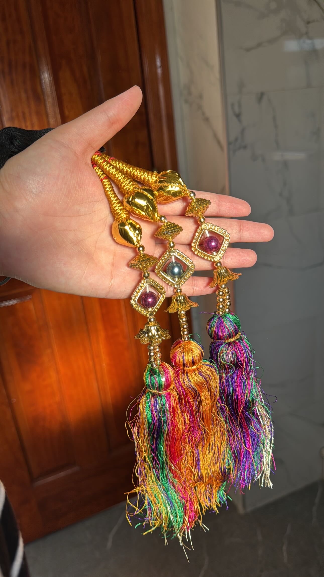Multicolor Jaggo Paranda
