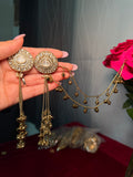 Kashmiri Sahara earrings with ghungru