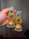 Kashmiri jhumke with ghungru