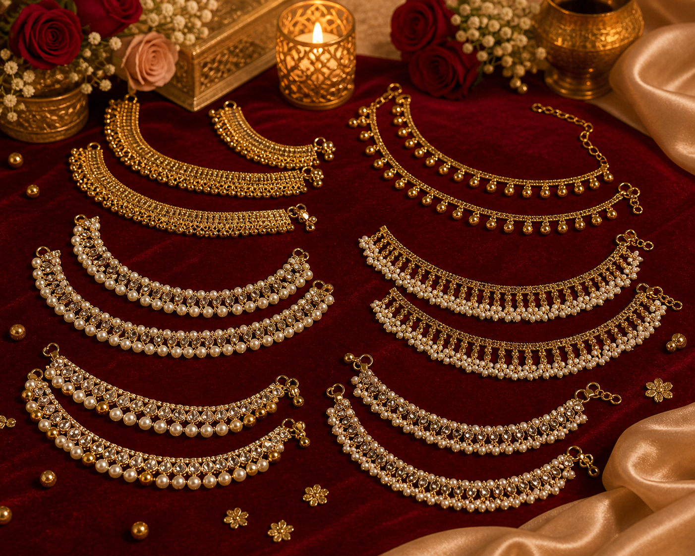 Gold plated Jhanjara/Anklets
